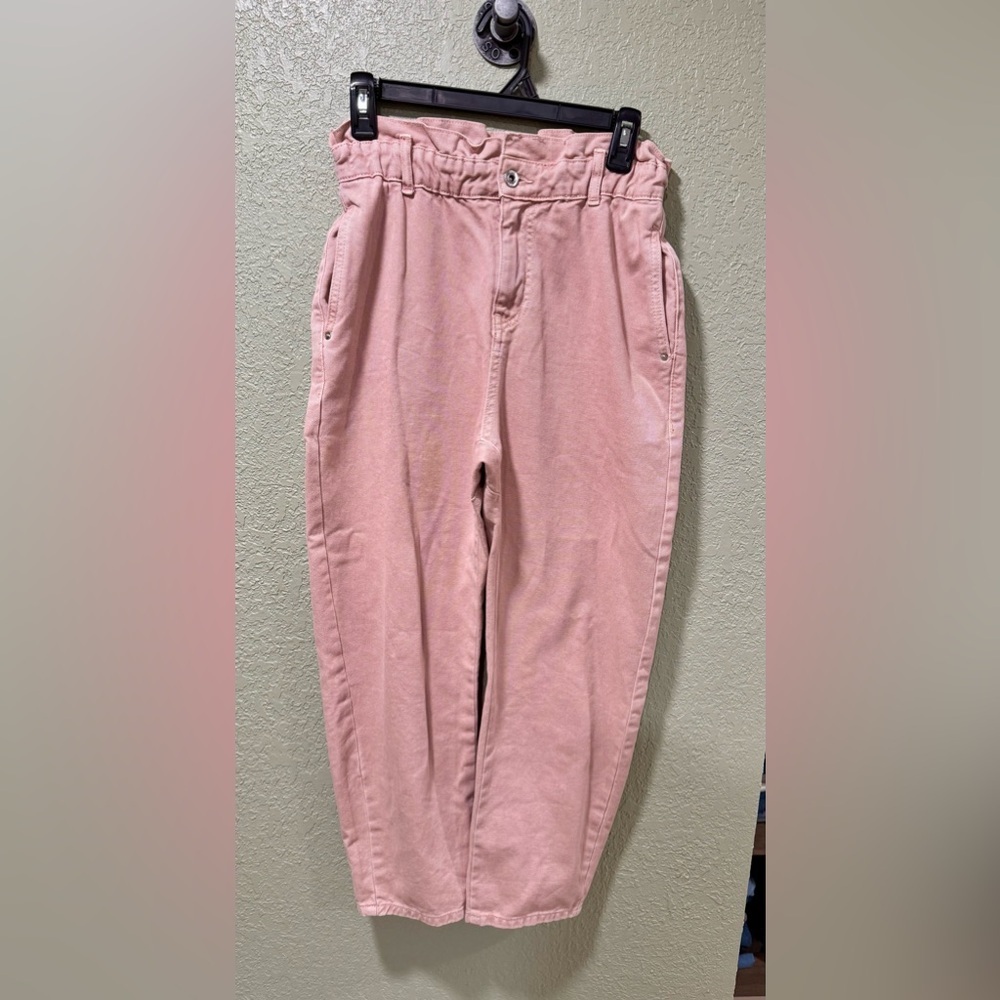 Zara Women's Jeans in Soft Pink 2